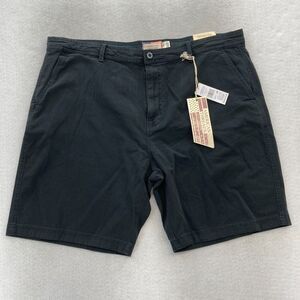American Threads Chino Shorts Mens 40‎ Black Canvas Stretch Casual Workwear NWT